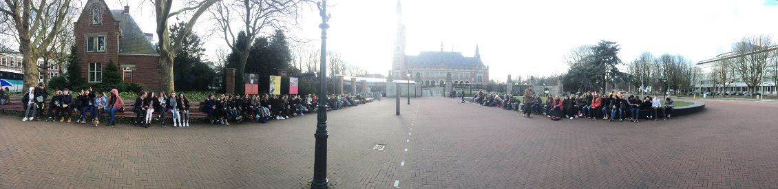 La Haye, devant le palais de la Paix à La Haye